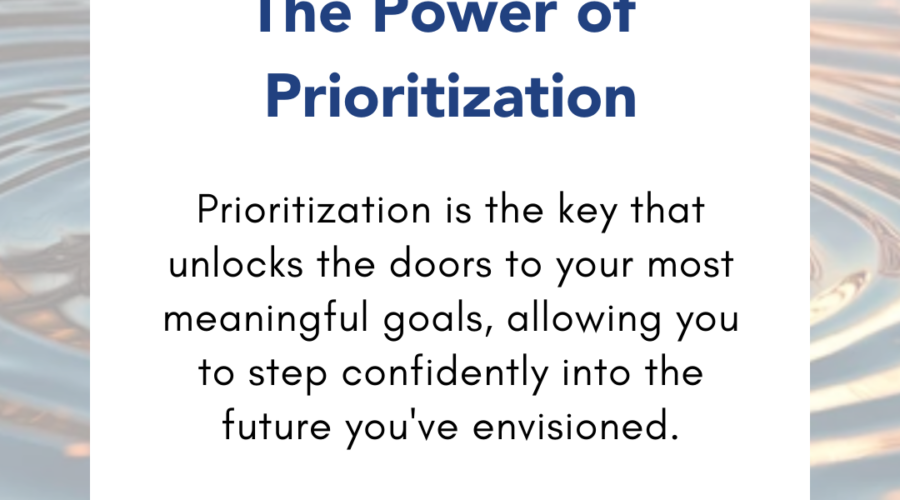 The Power of Prioritization